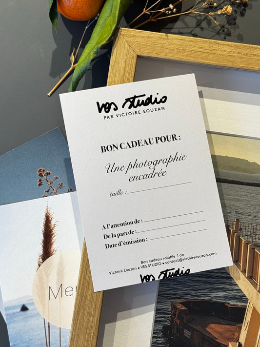 Bon cadeau : un tirage photo